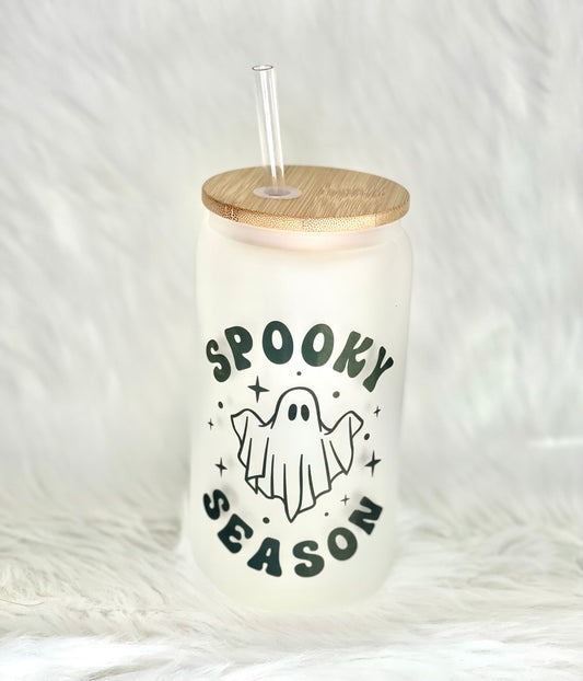 Spooky Season Glass Cup